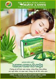 MÀNG ĐẮP MẶT LINH CHI LÔ HỘI ( HỘP 10 MIẾNG)